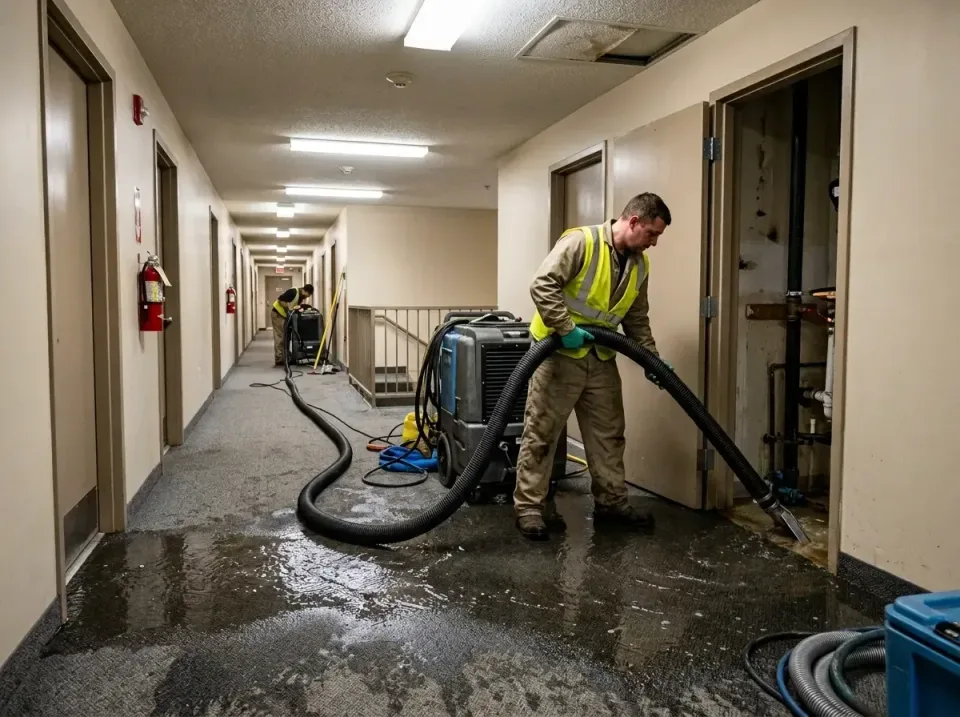 multi-unit-apartment-hallway-f-005 — frequently asked questions, Emergency Burst Pipe Water Extraction & Removal in San Ysid…
